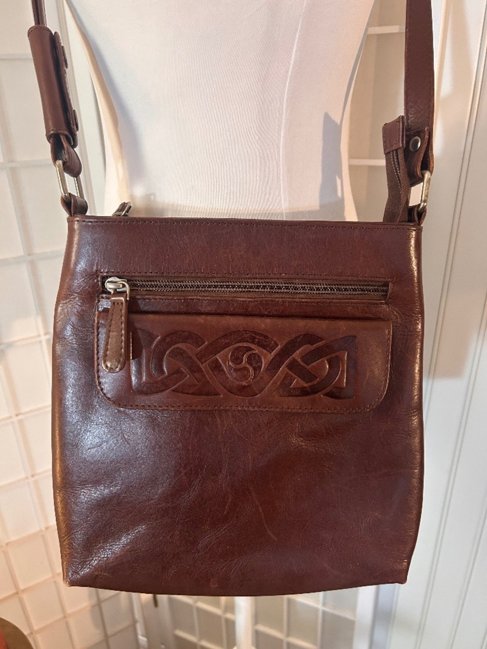 Lee River Leather Crossbody Bag from Ireland